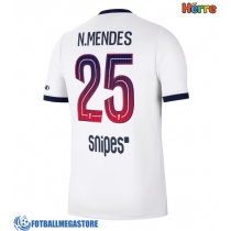 Fotballdrakt Herre Paris Saint-Germain Nuno Mendes #25 Bortedrakt 2026-27 Kortermet